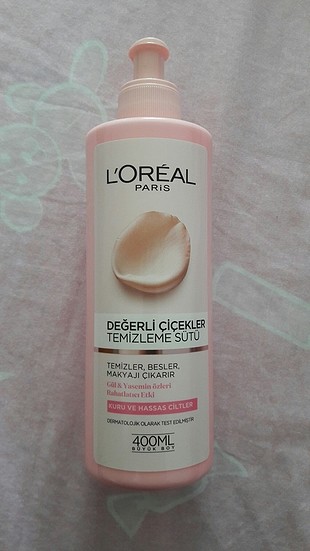 LOREAL PARIS CILT VE MAKYAJ TEMIZLEME SÜTÜ
