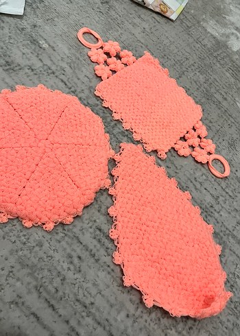 Pembe Renkli Banyo Süngeri Seti - Görsel 5