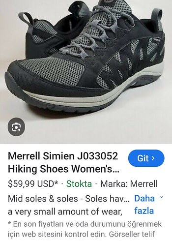 Merrell Simien J033052 Hiking 37 Numara