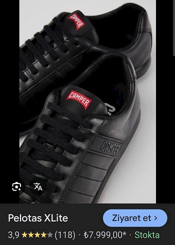 Camper Negro 18304-024 Pelotas Xl