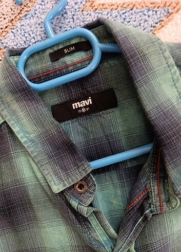 Mavi Oduncu Gömlek  - Görsel 2