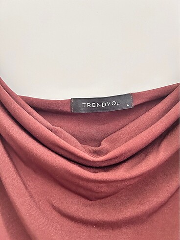 Trendyol & Milla Degaje yaka askılı elbise
