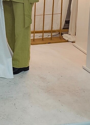 38 Beden yeşil Renk Blazer takım 