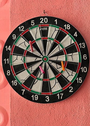 Renkli Dart Tahtası Oyun Seti