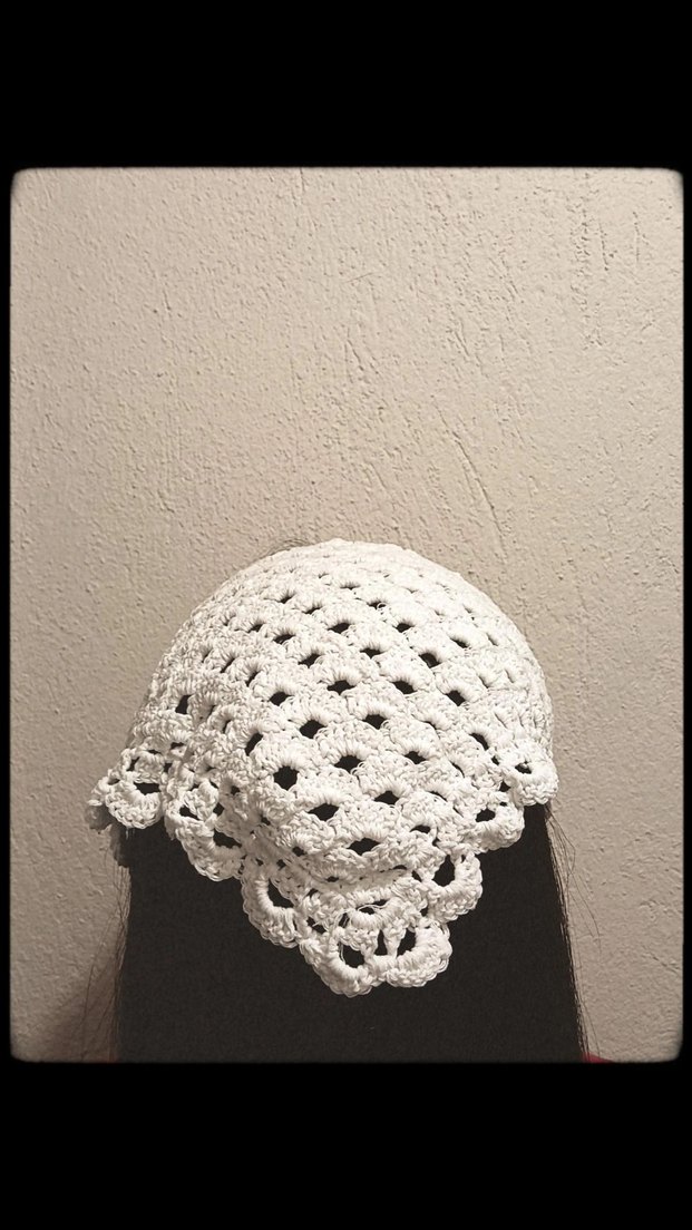 Dantel Detaylı Bohem Örgü Saç Bandı - Görsel 2