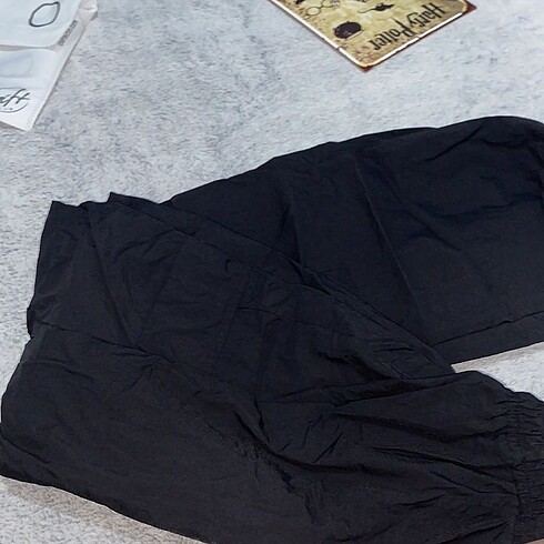 xl Beden siyah Renk oversize kargo paraşüt kumaş pantolon