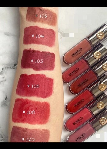 Kiko gloss ruj çift taraflı 1 adet 