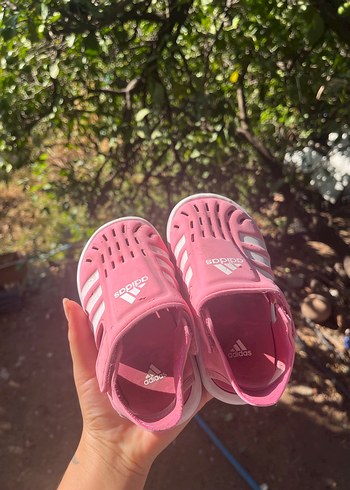 Adidas Kız Çocuk Pembe Adidas Velcro Terlik