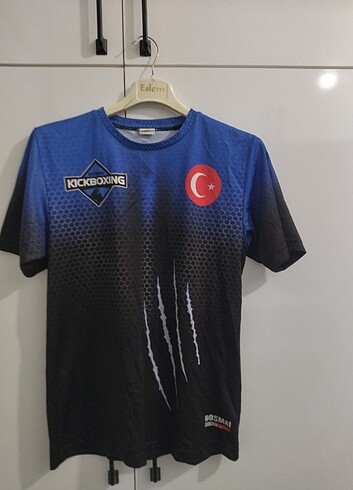 s Beden Erkek Tişört Spor Mavi