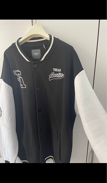 l/xl Beden siyah Renk Koton Oversize Kolej