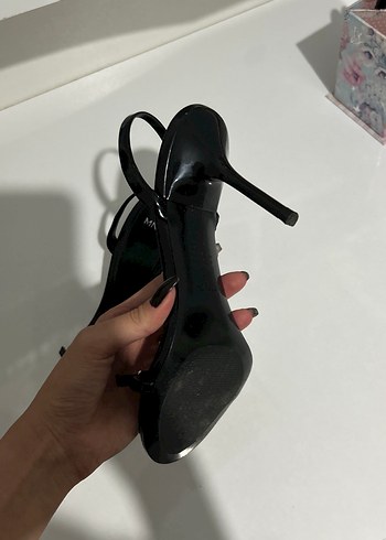 38 Beden siyah Renk Mango Topuklu Kadın Sandalet