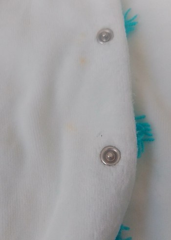 Turkuaz Erkek Bebek Polar Tulumu - Görsel 3