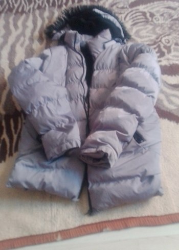 Gri Kadın Midi Kolsuz Kışlık Mont - Görsel 4