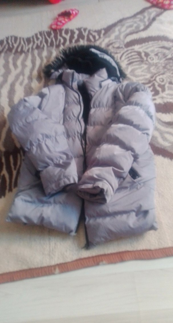 Gri Kadın Midi Kolsuz Kışlık Mont - Görsel 4