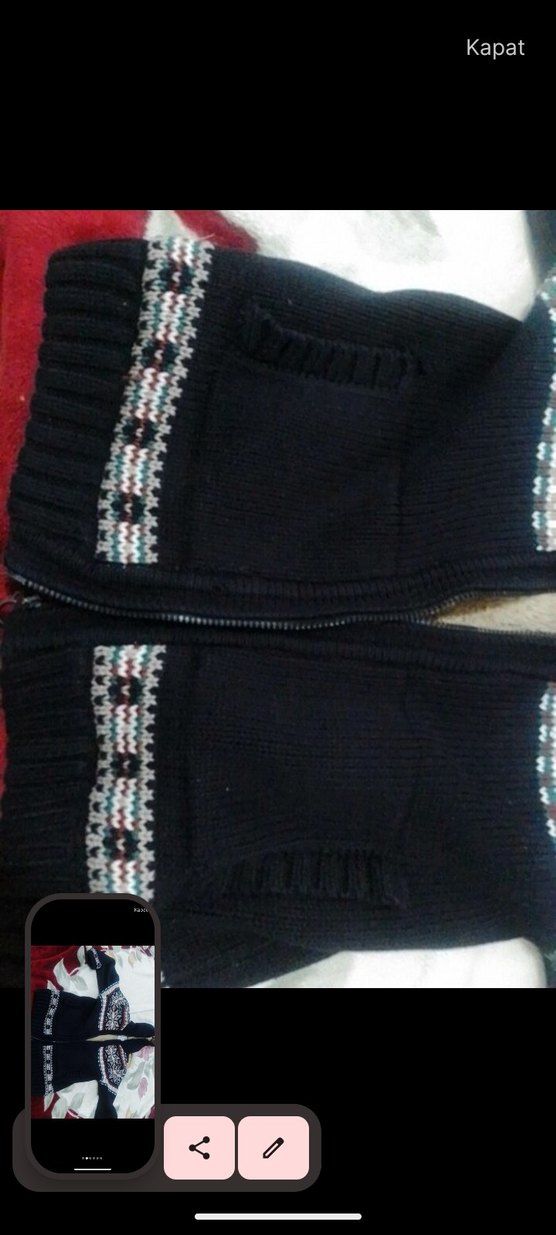 Nakışlı Erkek Uzun Çorap - Görsel 3