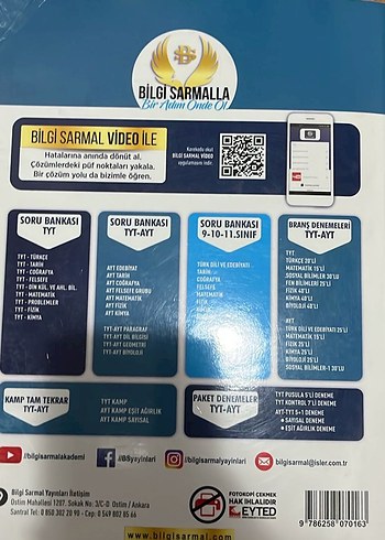 Beden Matematik Soru Bankası 11. Sınıf YKS Hazırlık