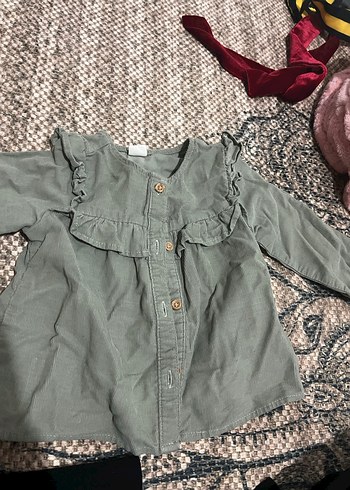 Düğmeli H&M bebek gömlek - Görsel 3