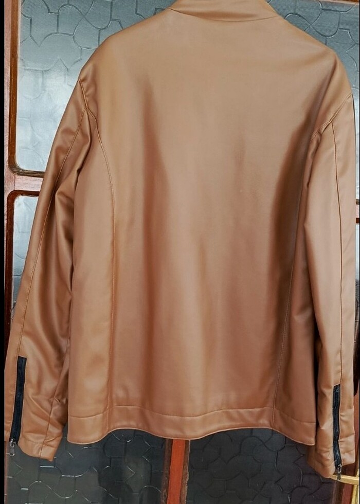 Bayan deri ceket - Görsel 3