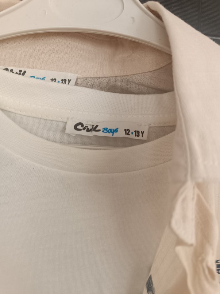 Bej Desenli Uzun Kollu Gömlek - Görsel 4