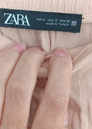 Kadın Bej Salaş Saten Pantolon - Görsel 7