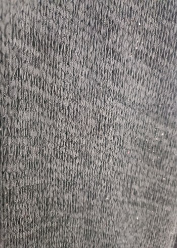 Gri Uzun Örgü Kadın Hırka - Görsel 5