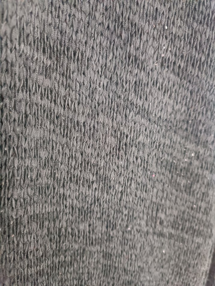 Gri Uzun Örgü Kadın Hırka - Görsel 5