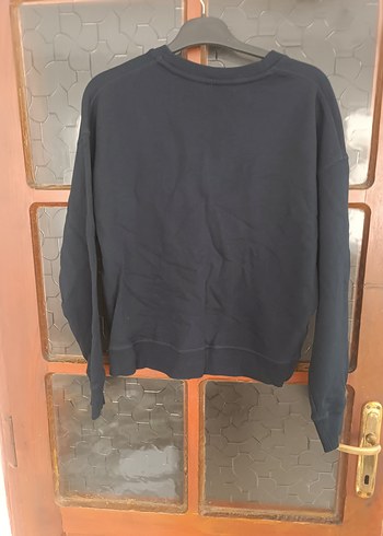 TOMMY HILFIGER Siyah HILFIGER Baskılı Bayan Sweatshirt - Görsel 5