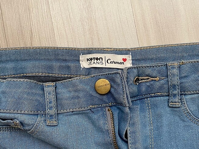 s Beden mavi Renk koton kot pantolon