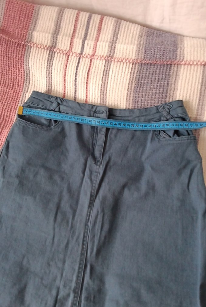 ~Açık mavi kot etek ~
#kotetek #kot
//kemeri yoktur//
~Tam Boy~ - Görsel 2