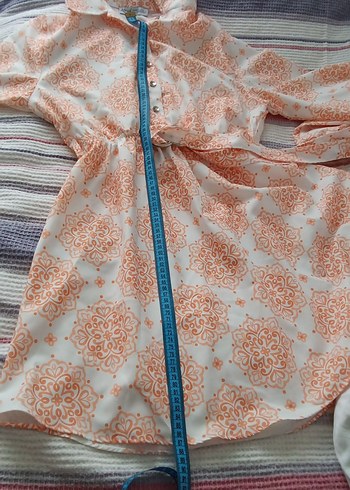 Turuncu Desenli Uzun Hamile Tunik
#Hamiletunik #hamilegiyim  ~~. - Görsel 4