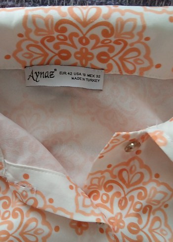 Turuncu Desenli Uzun Hamile Tunik
#Hamiletunik #hamilegiyim  ~~. - Görsel 3