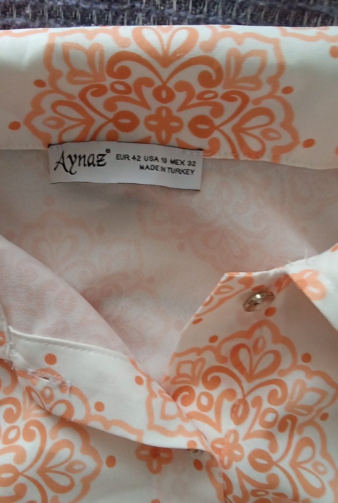 Turuncu Desenli Uzun Hamile Tunik
#Hamiletunik #hamilegiyim  ~~. - Görsel 3