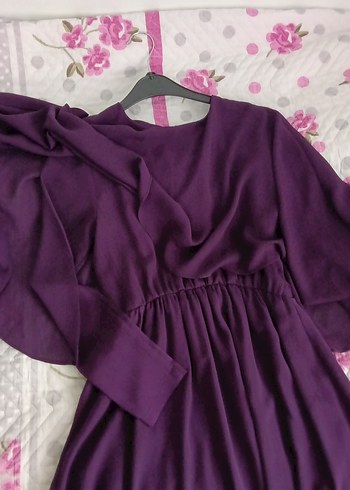 ~~Mor ~Uzun Kollu Salaş Elbise~~
#kadıngiyim
#elbise
#tülllü - Görsel 7