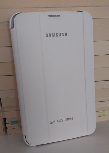 Beyaz Samsung Galaxy Tab3 Tablet Kılıfı - Görsel 4