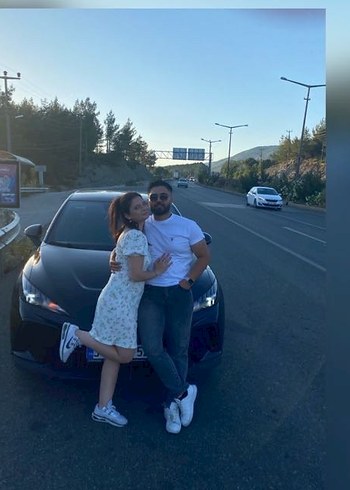 V Yaka Beyaz  Midi Elbise - Görsel 6