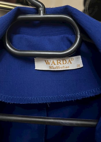 Lacivert Kadın Midi Blazer Ceket - Görsel 3