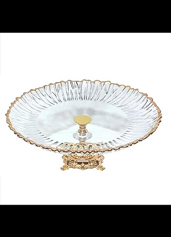Beden Paşabahçe 10547 Aurora Metal Ayaklı Oval Servis Tabağı