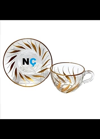 Beden altın Renk Paşabahçe Basic Esinti 6'Lı Çay Kahve Nescafe Fincan Seti 97948
