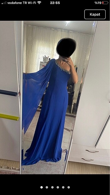 Diğer Tek kollu taşlı abiye