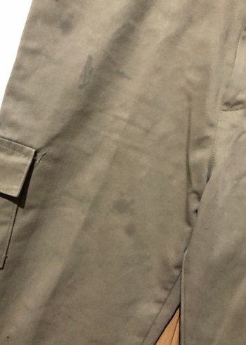 Bej Bol Kesim Kemerli Erkek Pantolon - Görsel 3