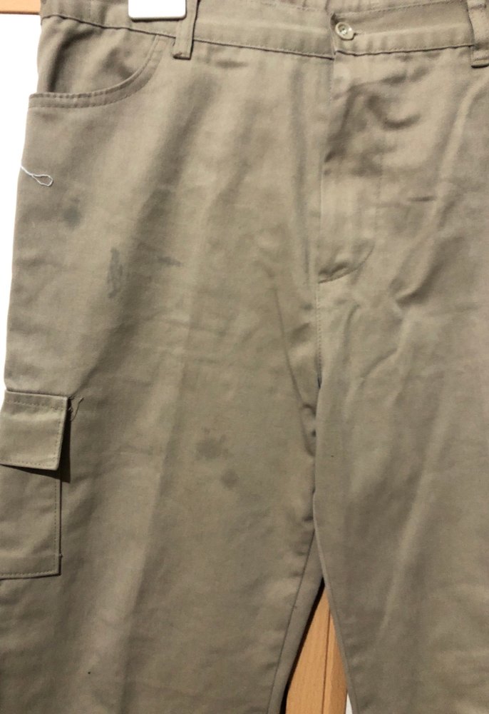 Bej Bol Kesim Kemerli Erkek Pantolon - Görsel 2