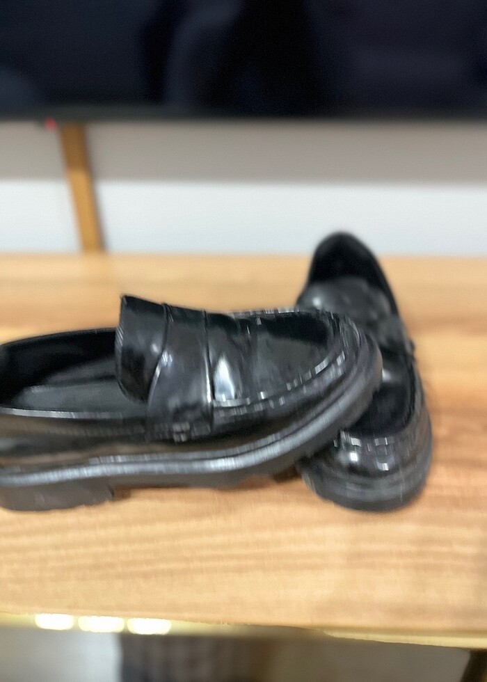 Zara kız çocuk loafer - Görsel 3