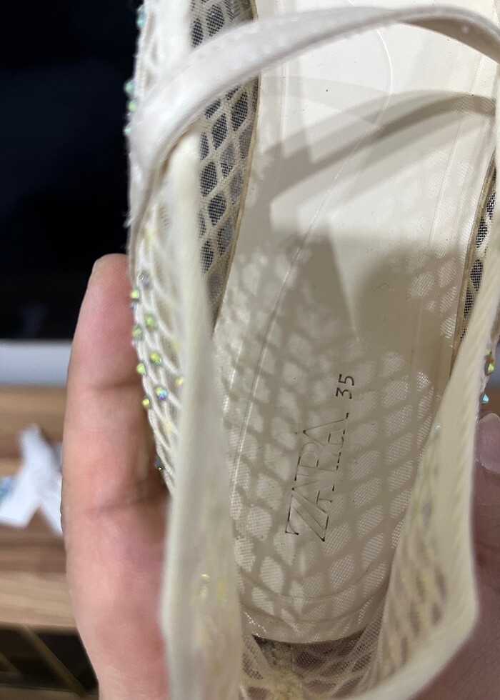 Zara beyaz babet - Görsel 3