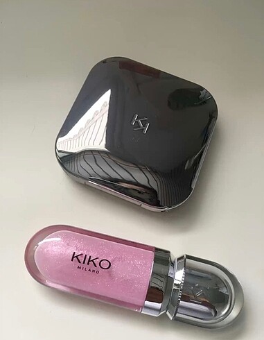 Kiko gloss ve cep aynası paketi