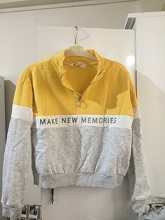 hm sarı sweat