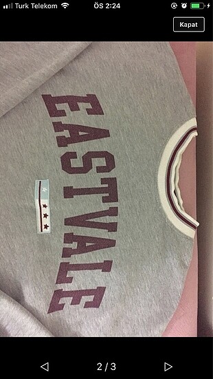 Pull and Bear gri sweat