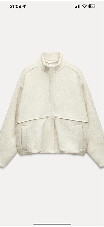 Zara yün bomber ceket