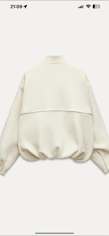 Zara Zara yün bomber ceket