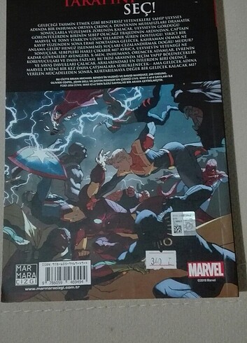  Beden Renk İÇ SAVAŞ II, MARVEL, ARKABAHÇE YAYINCILIKTAN