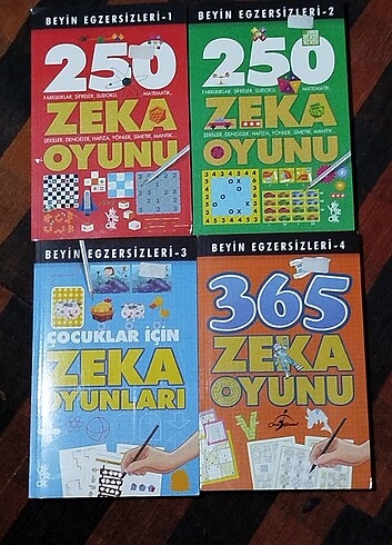 Beyin Egzersizleri 1,2,3,4, Zeka Oyunları